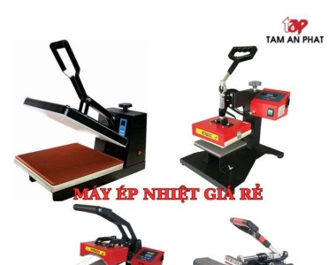 Máy ép nhiệt giá rẻ in áo, in cốc: Mua ở đâu tốt nhất?