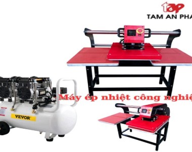 Máy ép nhiệt công nghiệp, máy ép nhiệt tự động, máy ép nhiệt khí nén