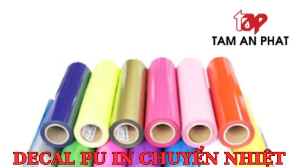 Decal PU in chuyển nhiệt - top các màu decal PU hot nhất