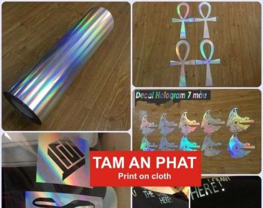 [Hot trend] Decal chuyển nhiệt đa chiều 7 màu Hologram đẹp lung linh