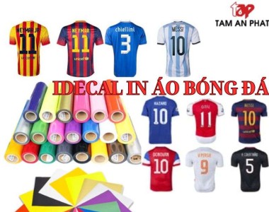 Decal in áo đá bóng, hướng dẫn in decal chuyển nhiệt lên áo bóng đá