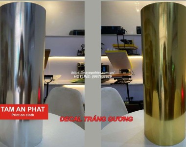 Decal Tráng Gương In Áo: Sự Lựa Chọn Hoàn Hảo Cho In Ấn Thời Trang