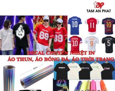 Giải pháp in lên vải hiệu quả với decal in chuyển nhiệt
