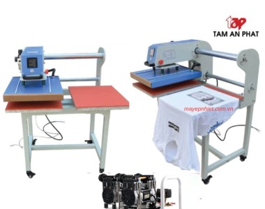Máy Ép Nhiệt 2 Mâm Tự Động: Giải Pháp "Cứu Cánh" Cho Xưởng In