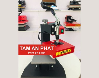Máy ép nhiệt Logo 15x15 trục xoay - Giải pháp in ấn chuyên nghiệp từ Tâm An Phát 