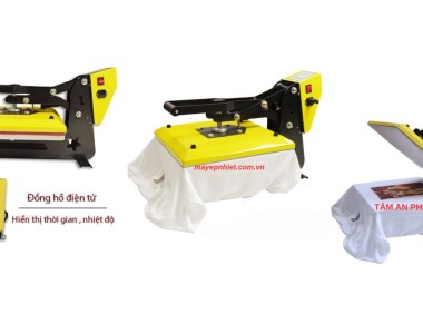 Máy Ép Nhiệt Phẳng Lồng Áo 38x38, 32x45, 40x60 Vũ Khí Lợi Hại Của Ngành May