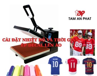 Tối ưu hóa với giải pháp in decal chuyển nhiệt lên áo