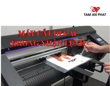 Cách khắc phục tình trạng máy cắt decal không nhận lệnh.