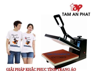 Giải pháp khắc phục tình trạng áo trắng vàng ố sau khi ép chuyển nhiệt 