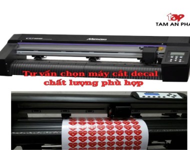 [GỢI Ý] Máy cắt bế decal loại nào tốt? Giá bán máy cắt decal