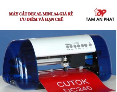 Máy cắt decal mini A4 giá rẻ ưu điểm và hạn chế