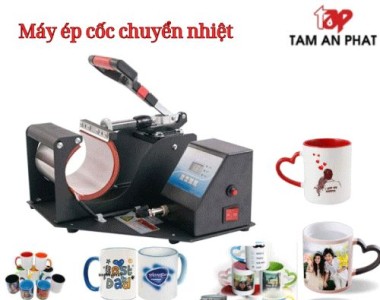 Máy ép cốc chuyển nhiệt - kỹ thuật in chuyển nhiệt lên cốc