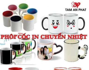 Những mẫu phôi cốc sứ in chuyển nhiệt hot nhất hiện nay tại Tâm An Phát