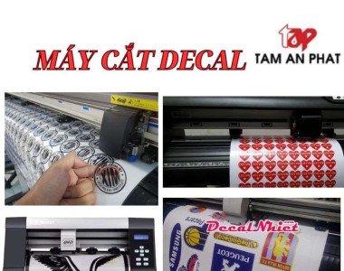 Máy cắt decal là gì? Phân loại & ứng dụng thực tế