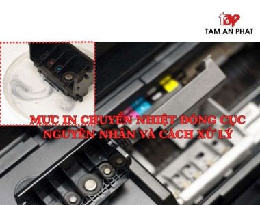 Mực in chuyển nhiệt bị đóng cục? Nguyên nhân & cách xử lý hiệu quả nhất