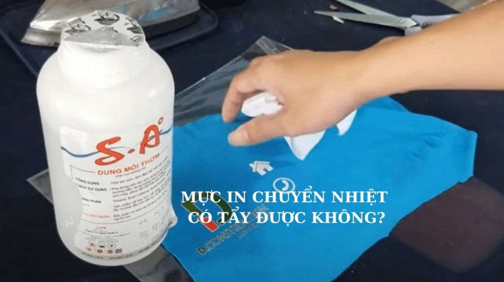 Mực In chuyển nhiệt có tẩy được không? 7 cách tẩy mực in trên áo