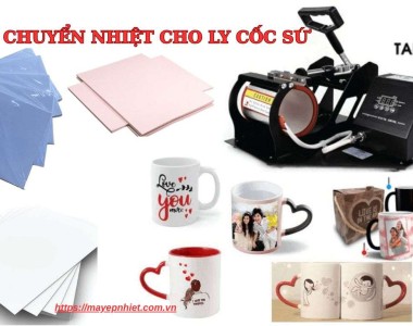 Giấy in chuyển nhiệt cho ly sứ: Loại nào in sắc nét, chịu nước tốt?