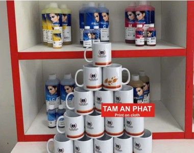 Chọn mực in chuyển nhiệt cho cốc, ly và gốm sứ