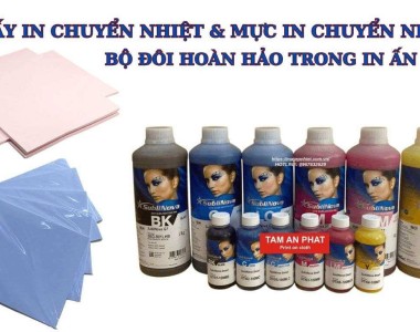 Giấy in chuyển nhiệt và mực in chuyển nhiệt: Bộ đôi hoàn hảo trong in ấn