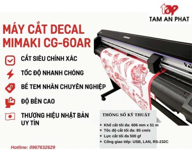 Máy Cắt Decal Nhật Bản – Công Nghệ Hiện Đại, Tuổi Thọ Vượt Trội