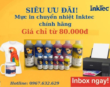Địa chỉ bán mực in nhiệt in áo giá rẻ, chất lượng tại Hà Nội