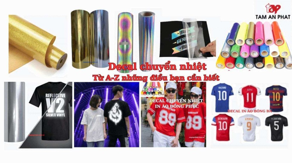 Decal chuyển nhiệt giá rẻ – giải pháp in áo tiết kiệm