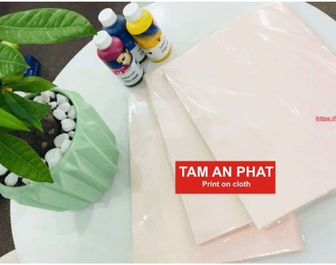 Giấy in chuyển nhiệt đế hồng A3 cho vải sáng màu