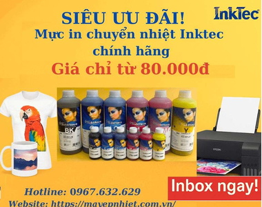 Mực in chuyển nhiệt Inktec 100ml, 1 Lít giá sỉ Hà Nội - Tâm An Phát