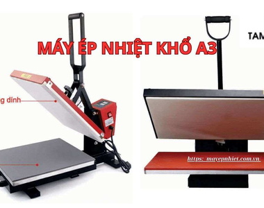 Review máy ép nhiệt khổ lớn A3, có nên mua cho xưởng in áo