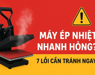 Tại sao máy ép nhiệt nhanh hỏng? 7 thói quen cần tránh ngay