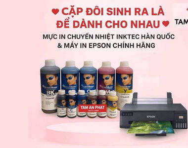 Mực chuyển nhiệt Inktec giảm tắc đầu phun - nỗi ám ảnh của mọi xưởng in