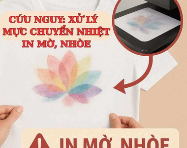 Tại sao mực in chuyển nhiệt bị phai màu? 7 nguyên nhân bạn cần tránh