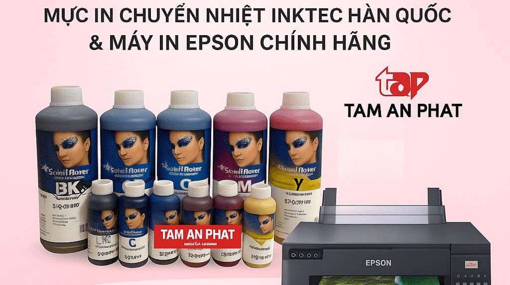 Mực in chuyển nhiệt dùng cho máy in nào? Gợi ý mực chuyển nhiệt tốt nhất