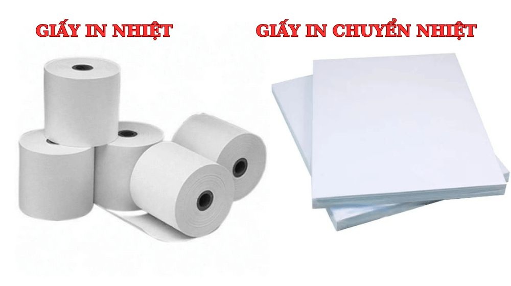 Tìm hiểu về giấy in nhiệt, giấy in chuyển nhiệt và cách phân biệt