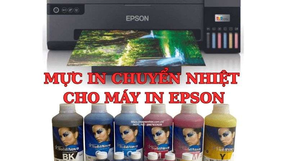 Kinh nghiệm chọn mực in chuyển nhiệt cho máy in phun màu