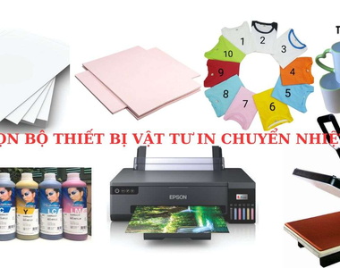 Trọn bộ thiết bị in chuyển nhiệt cần thiết để mở xưởng in áo thun