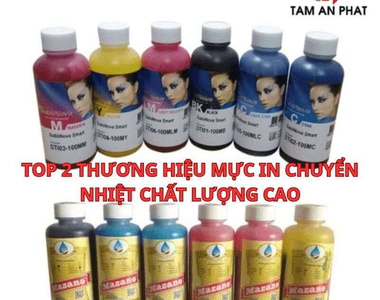 Top 2 thương hiệu mực in chuyển nhiệt chất lượng cao giá tôt