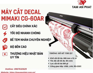Máy Cắt Decal In Áo: Bí quyết chọn máy chuẩn