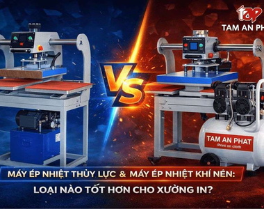 Máy ép nhiệt thủy lực và máy ép nhiệt khí nén loại nào tốt hơn cho xưởng in