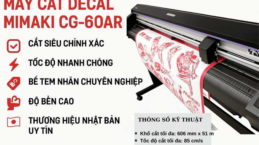 Bán máy cắt Decal chất lượng, giá tốt tại Hà Nội - Tâm An Phát