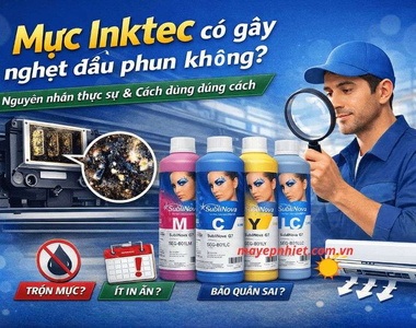Mực in chuyển nhiệt Inktec có gây nghẹt đầu phun không?Cách hạn chế tối đa