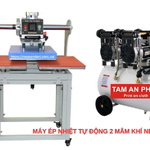 Top 5 lý do máy ép nhiệt khí nén 2 mâm (tự động) là "chân ái" của xưởng in