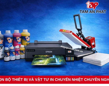 Combo trọn bộ thiết bị vật tư in chuyển nhiệt chuyên nghiệp