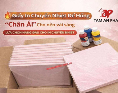 Giấy in chuyển nhiệt đế hồng: Giải mã chất lượng & hướng dẫn in ấn từ A-Z