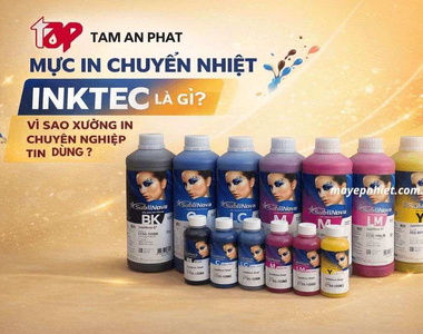Mực in chuyển nhiệt InkTec: Giải pháp chuẩn màu – bền đầu phun