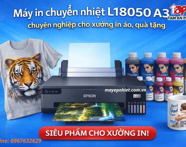 Máy in Epson L18050 in chuyển nhiệt: Ưu nhược điểm & có nên mua 2026?