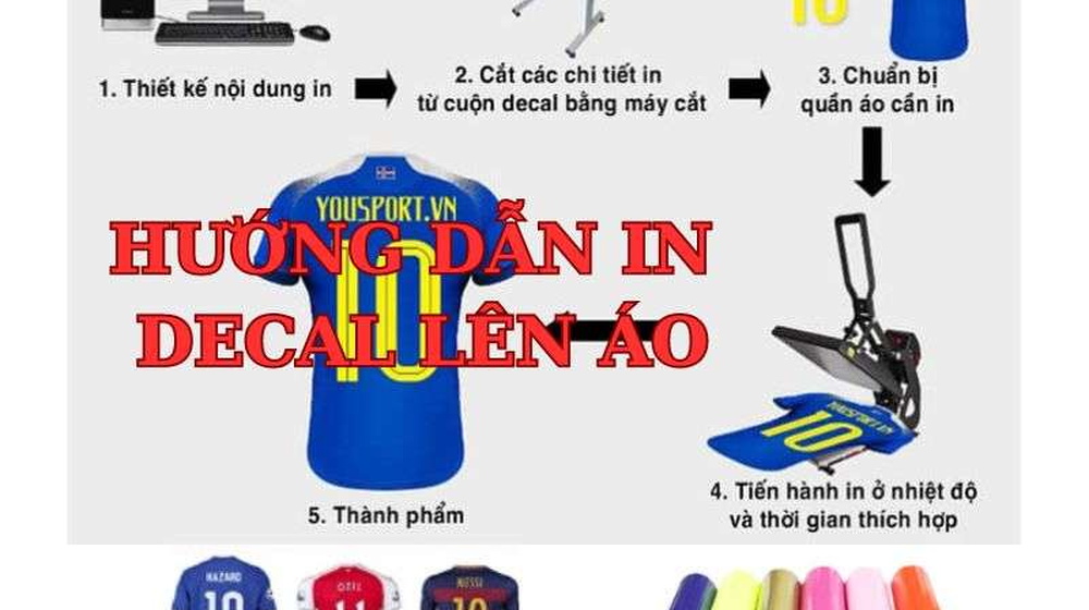 Hướng dẫn ép Decal nhiệt lên áo thun tại nhà