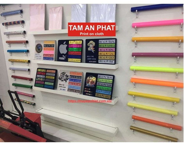 Decal chuyển nhiệt chất lượng giá rẻ đa dạng màu sắc tại Tâm An Phát.
