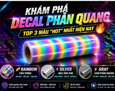 Khám Phá Decal Chuyển Nhiệt Phản Quang Và Top 3 Màu 