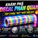 Khám Phá Decal Chuyển Nhiệt Phản Quang Và Top 3 Màu "HOT" Nhất Hiện Nay